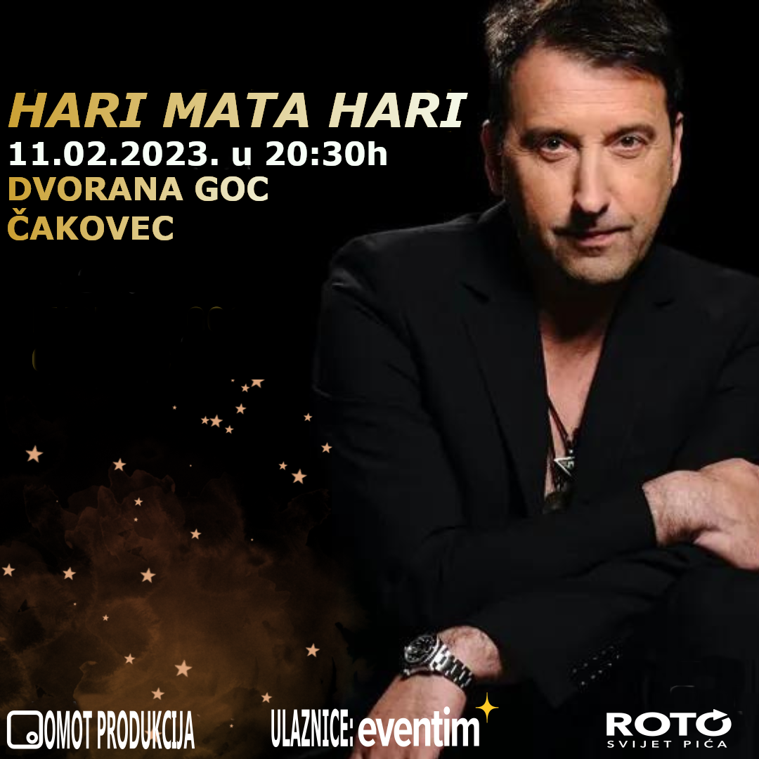 Galerija slika sa koncerta Hari Mata Harija u Čakovcu