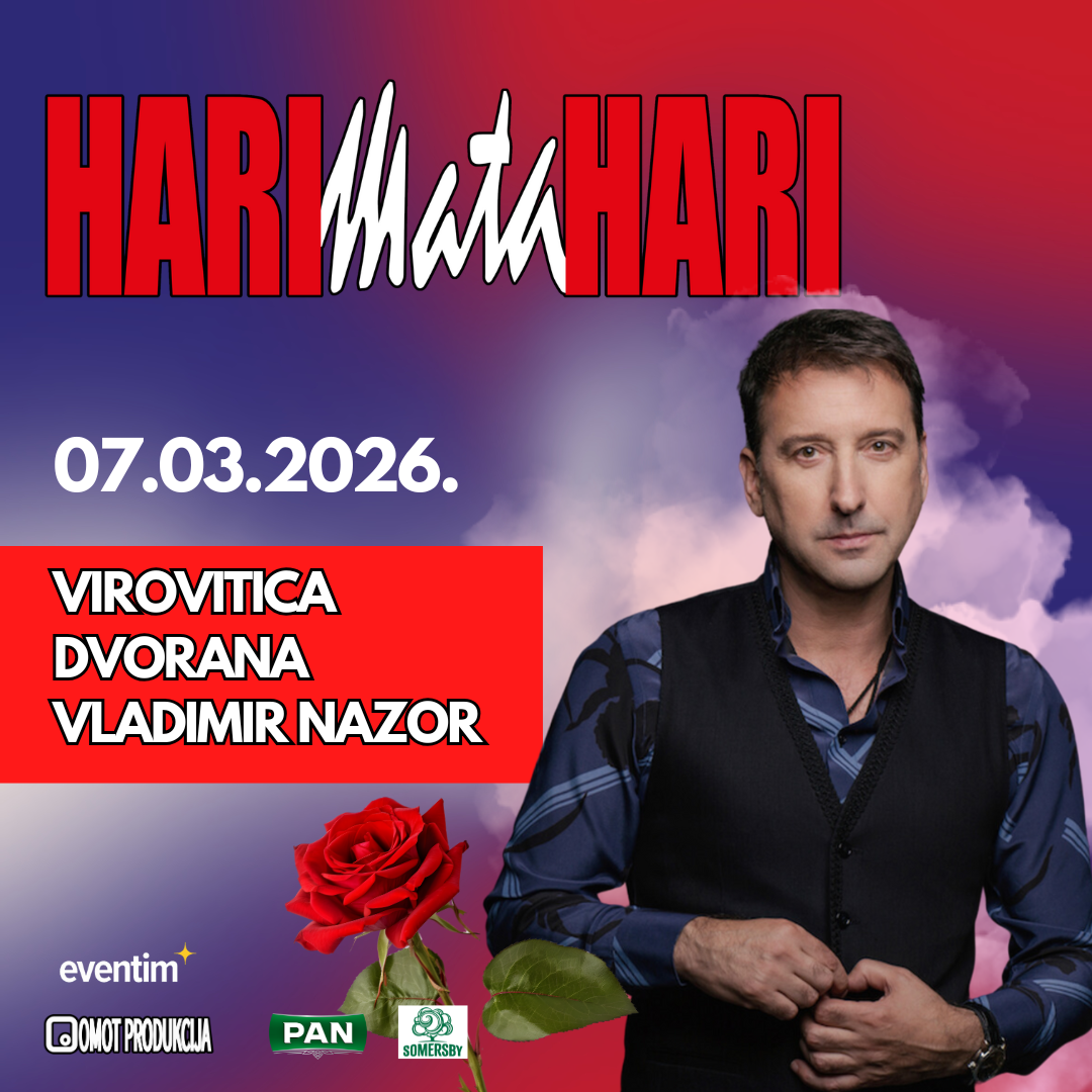 Galerija slika sa koncerta Hari Mata Harija u Virovitici