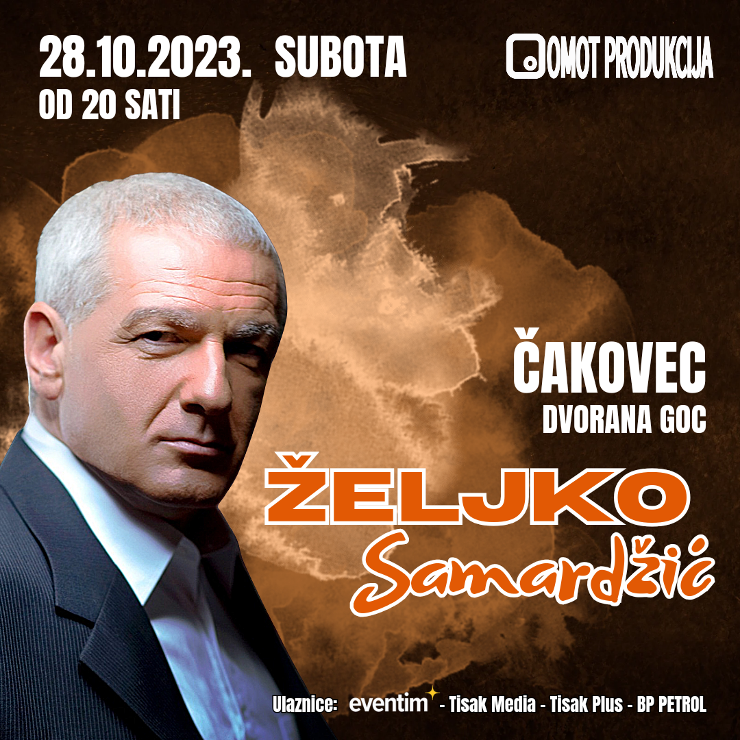 Galerija slika sa koncerta Željka Samardžića u Čakovcu