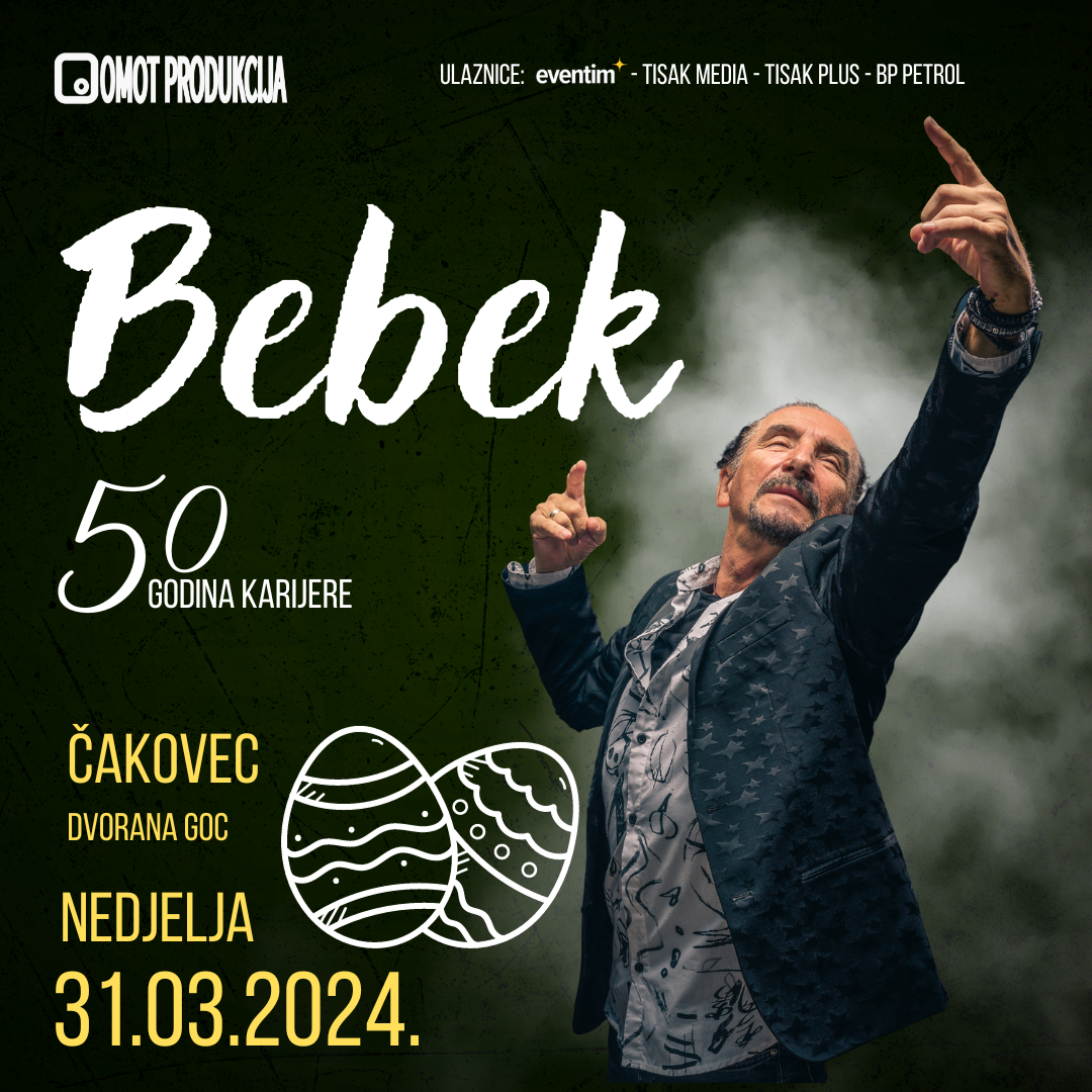 Galerija slika sa koncerta Željka Bebeka u Čakovcu