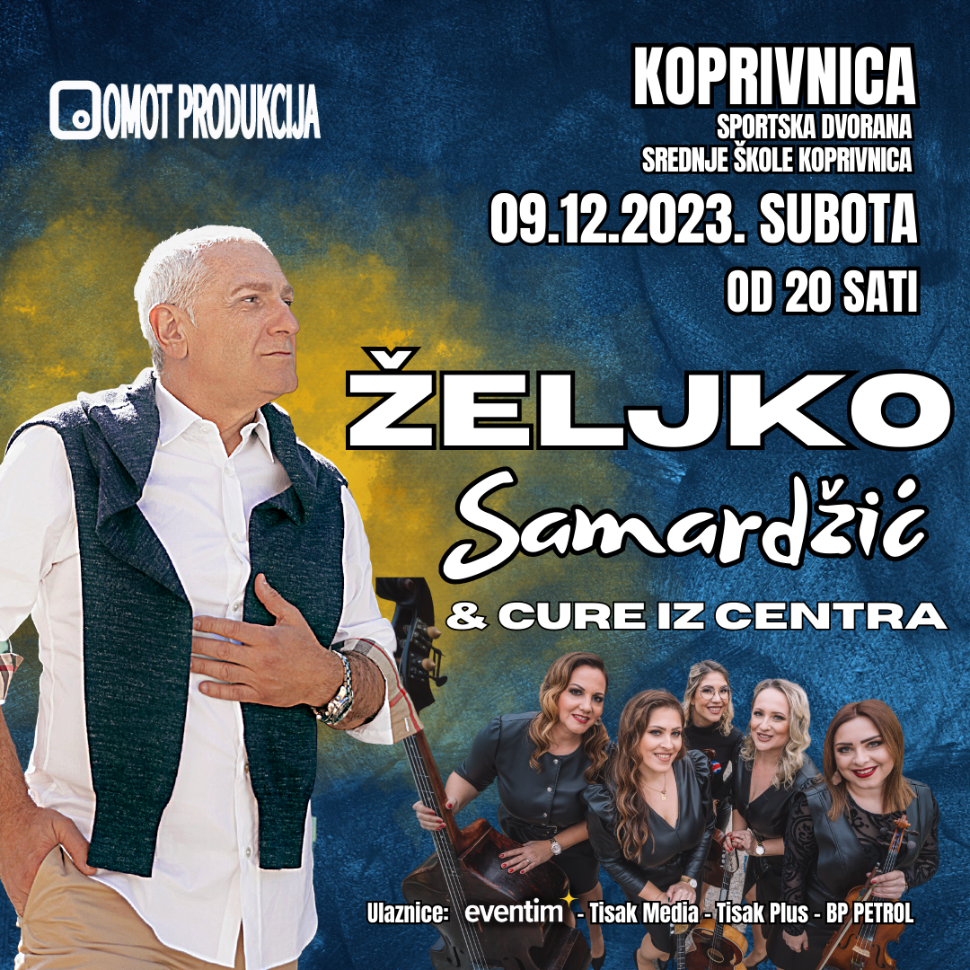 Galerija slika sa koncerta Željka Samardžića i Cura iz centra u Koprivnici
